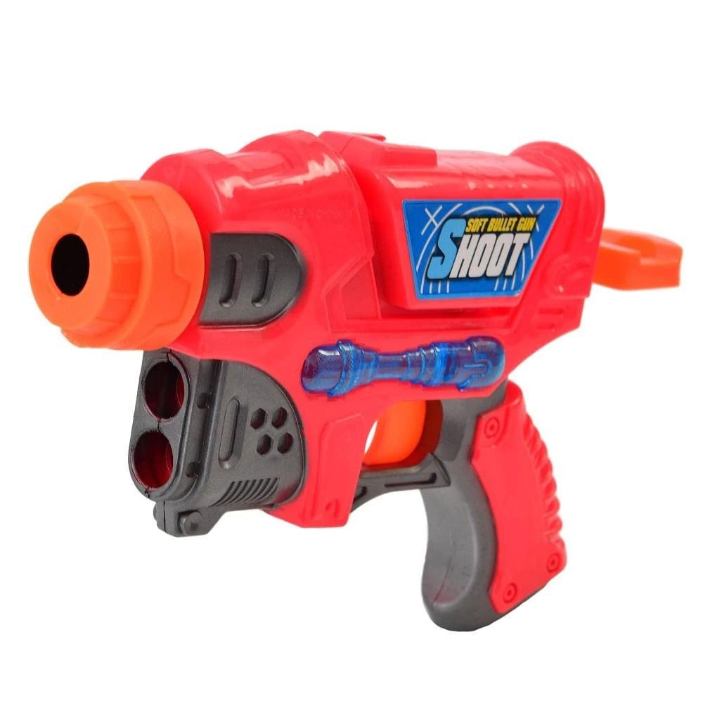 Lançador de Dardos c/ 3 Alvos Soft 8 Dardos Guns Master BRINKZANIA