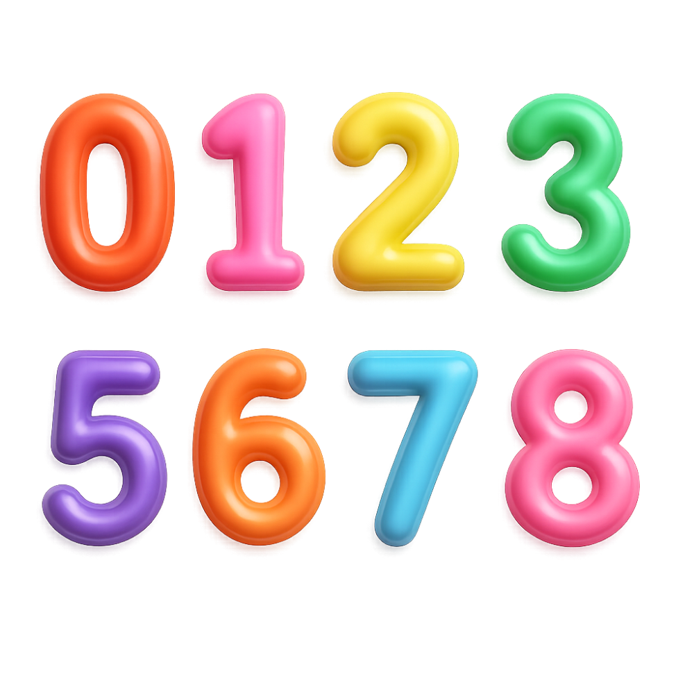 Balões Numerais