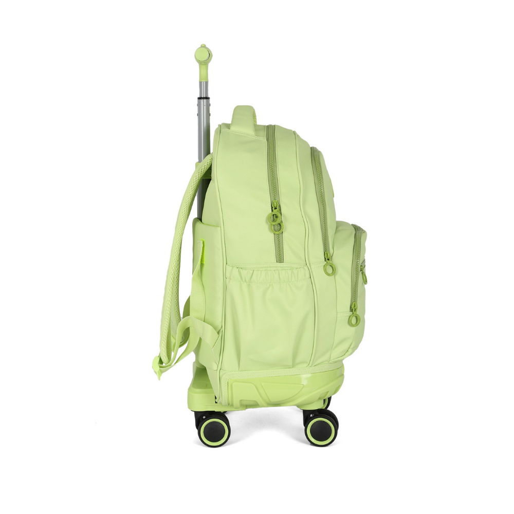 Mochila com Roda 360 Juvenil Verde UP4YOU LUXCEL