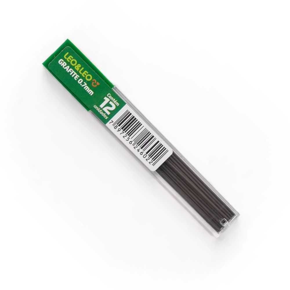 Grafite Refil 0.7mm HB 12 Minas LEO&LEO