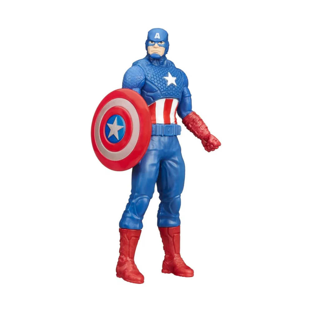 Boneco de Ação Marvel Capitão América 15cm Figura Básica HASBRO