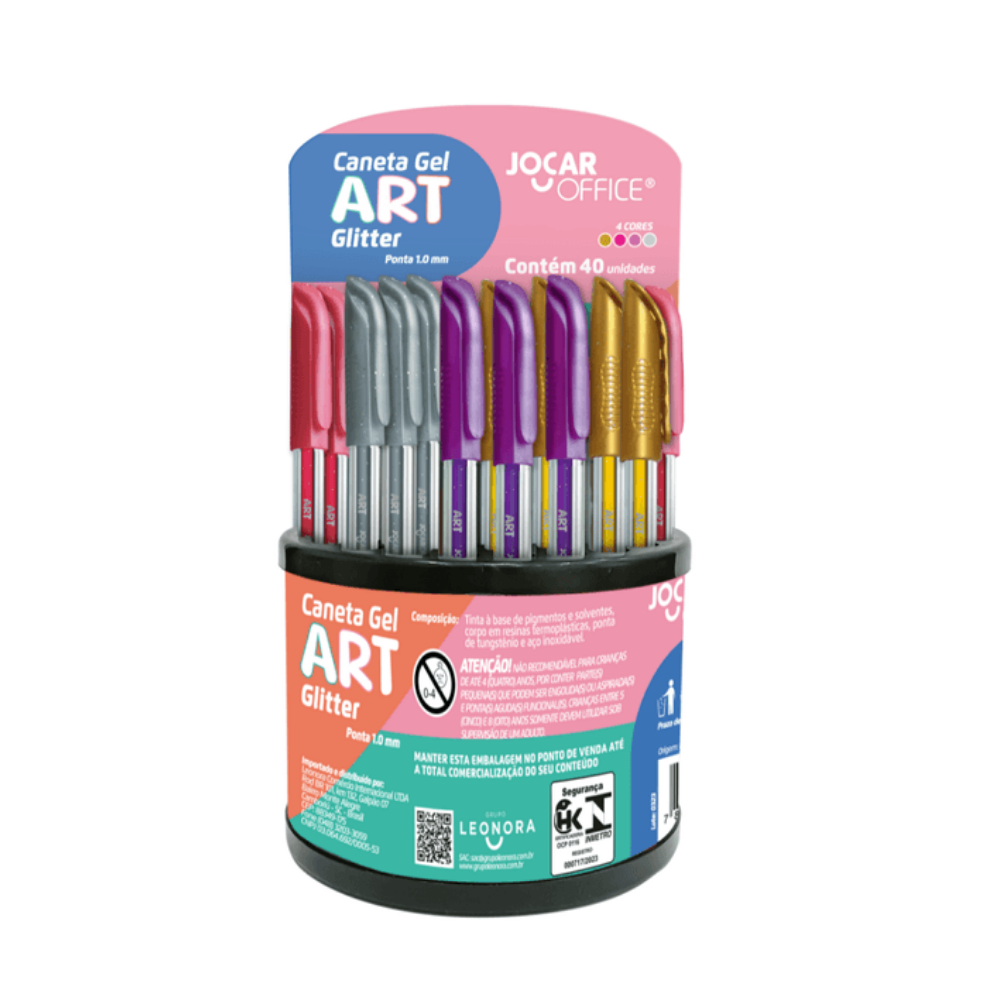 Caneta Gel Art Brilho 1.0mm (Violeta) JOCAR OFFICE