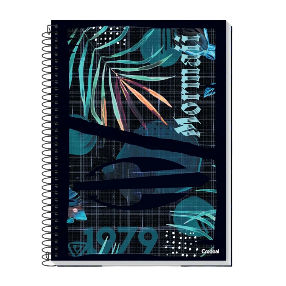Caderno Universitário 10m 160fls Mormaii Masculino (1979) CREDEAL