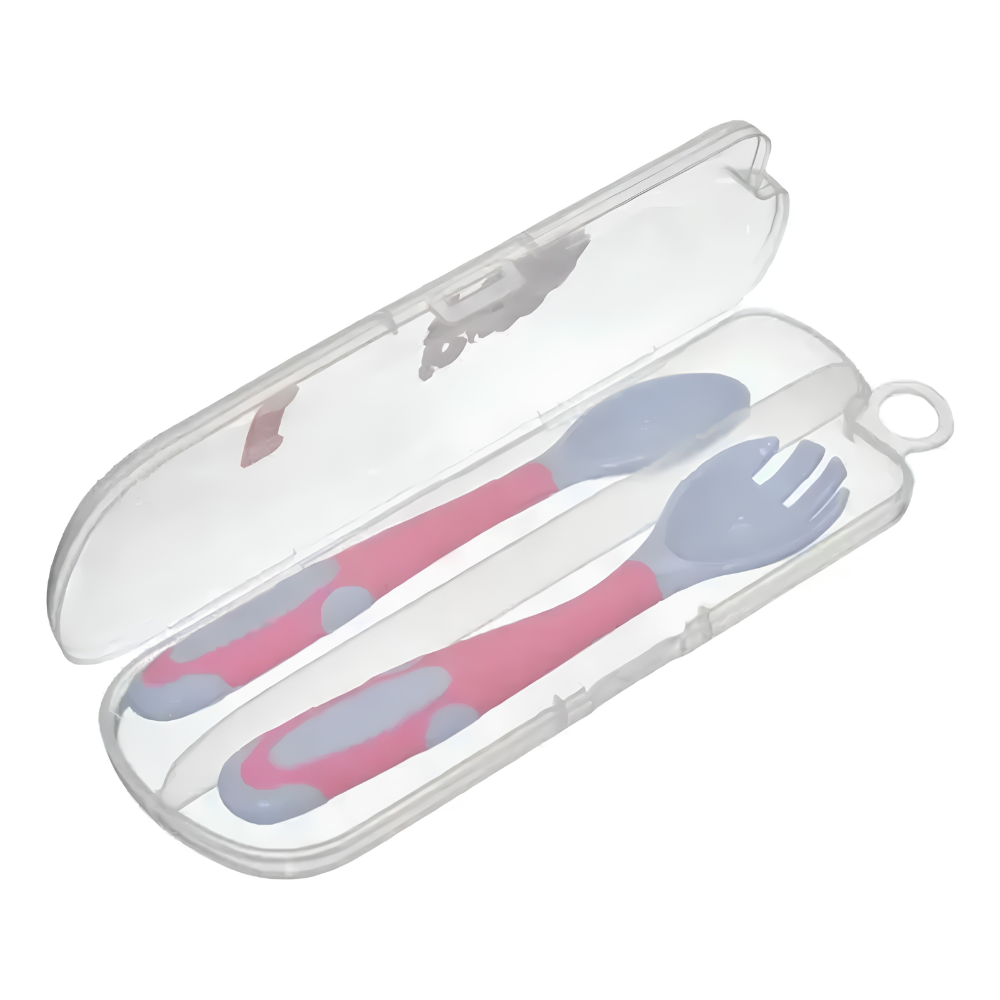 Kit Talheres Flexíveis de Plástico Filhotiis Unicornio KOUII