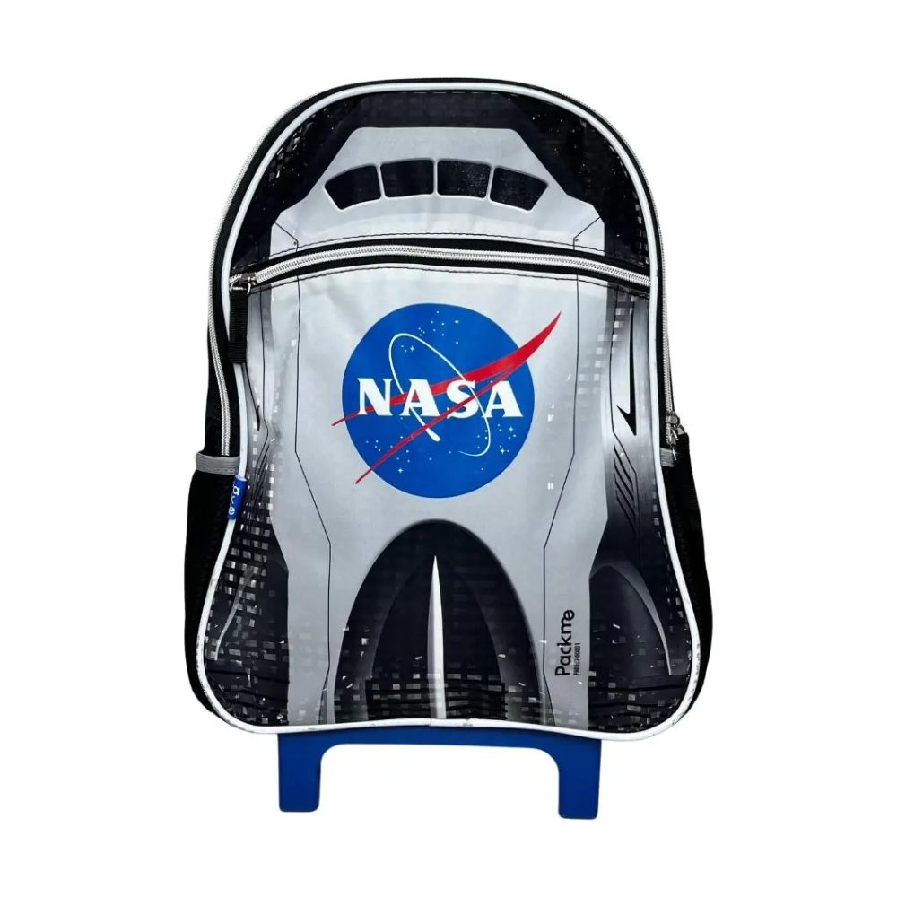 Mochila Escolar com Rodinha NASA Spaceship PACK ME