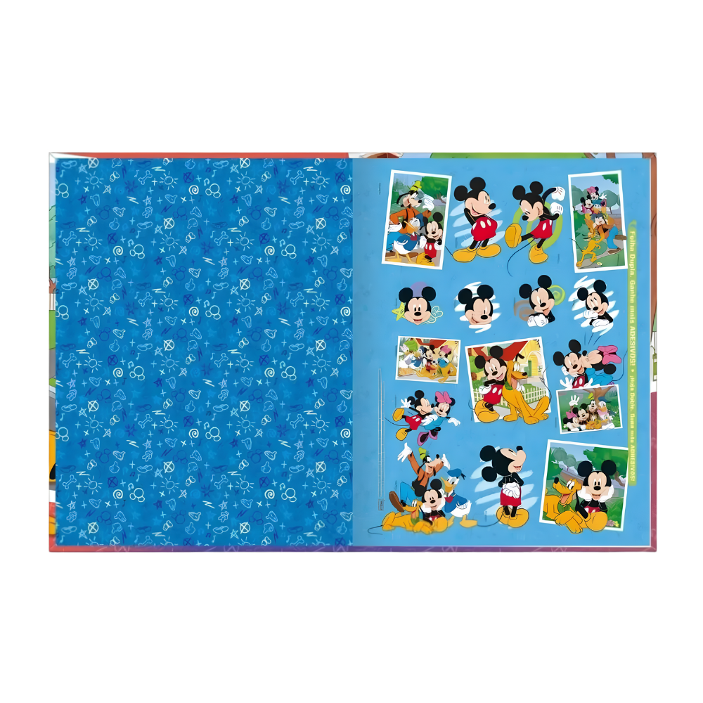 Caderno Brochurão Disney Mickey 80f (Mickey e Pluto 2) TILIBRA