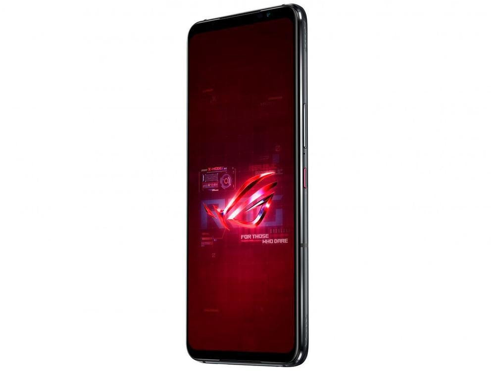 Smartphone Asus ROG Phone 6 256GB Preto 5G Snapdragon SM8475 8GB RAM 6,78” Câmer
