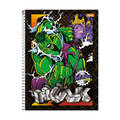 Caderno Universitário 1m 80fls Marvel Comics (Hulk) FORONI