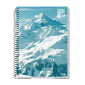 Caderno Universitário 20m 400fls Happy Adventure (Neve) CREDEAL