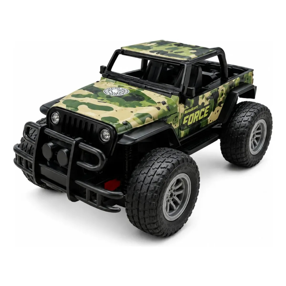 Carrinho de Controle Remoto com Luz Force Metalicars POLIBRINQ