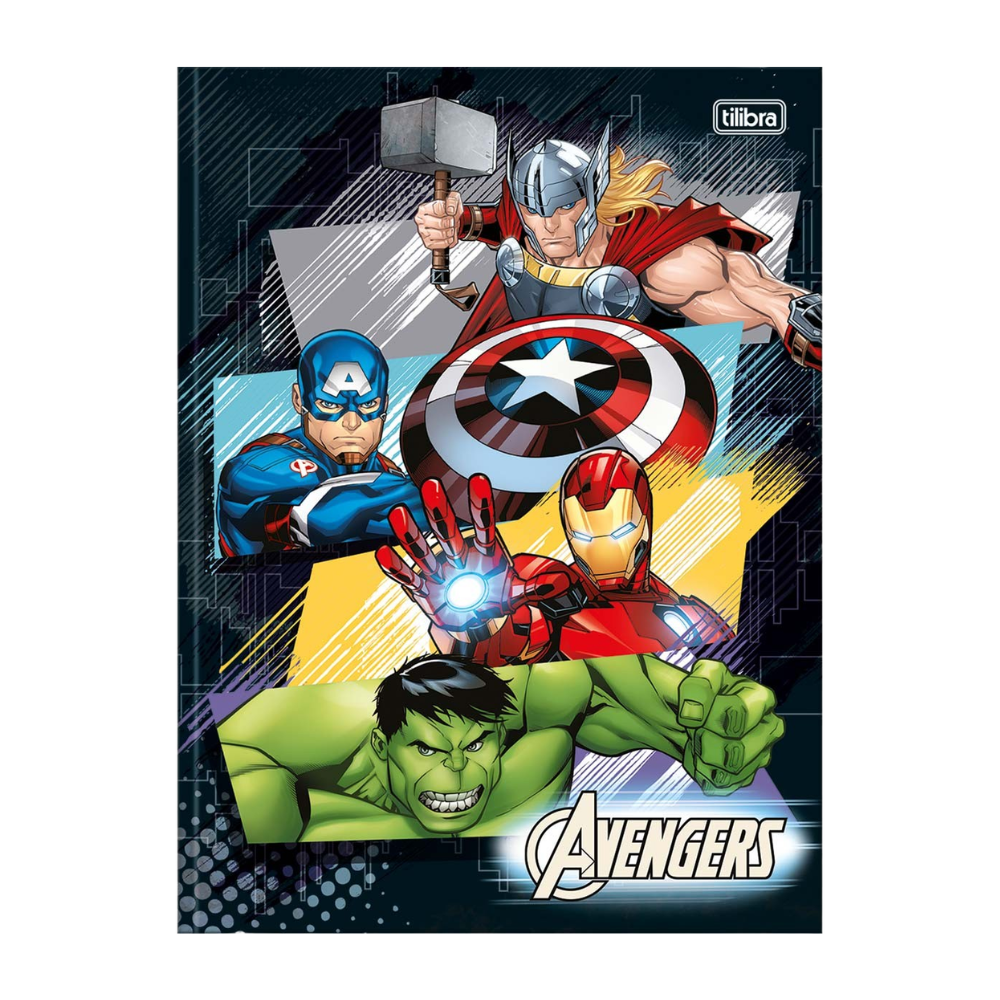 Caderno Brochurão Marvel Avengers 80f (Avengers) TILIBRA