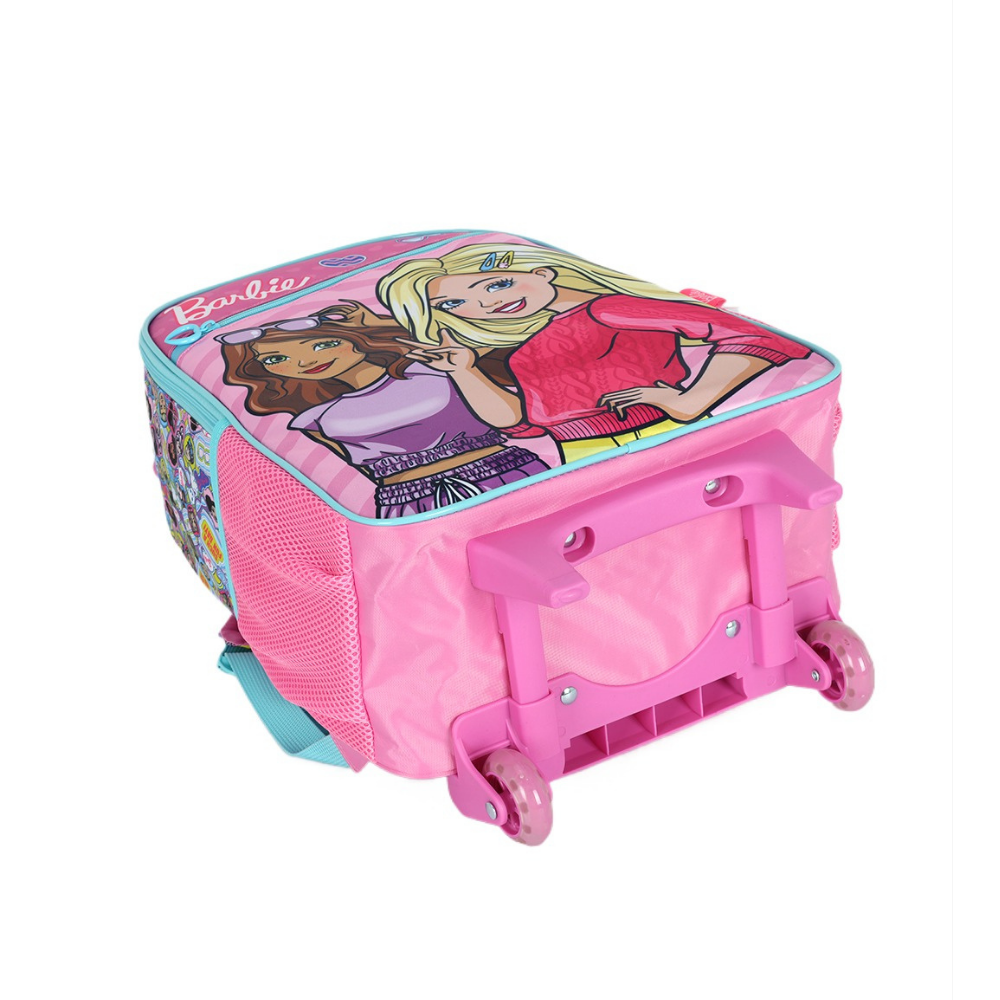 Mochila com Rodas Barbie Rosa LUXCEL