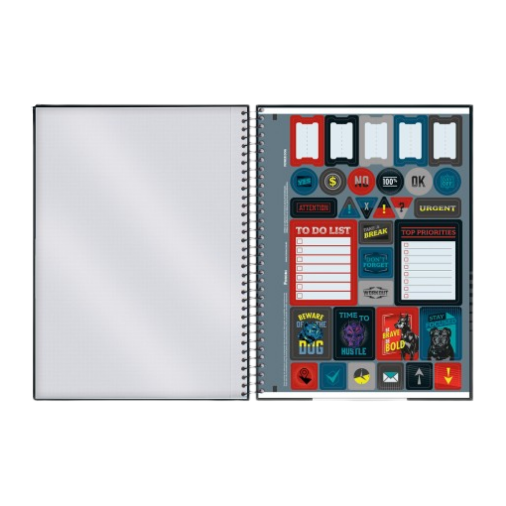 Caderno Universitário Power Dog 1m 80f (Win Or Learn) FORONI