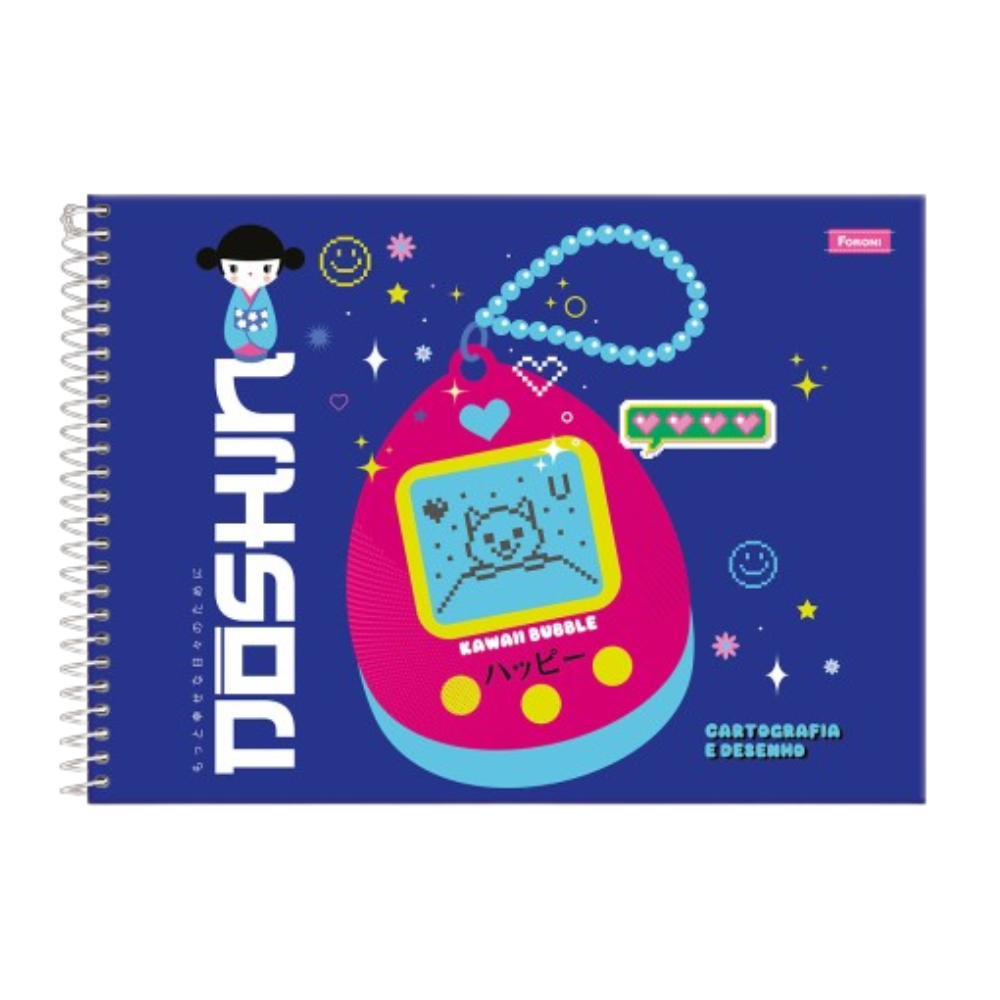 Caderno de Cartografia e Desenho Doshin 80f (Tamagotchi) FORONI