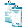 Carregador Turbo USB Fonte 15W CABLE BOX