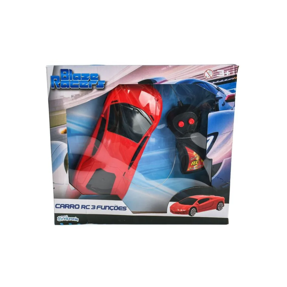 Carro de Controle Remoto 3 Funções Blazer Racers BRINKZANIA