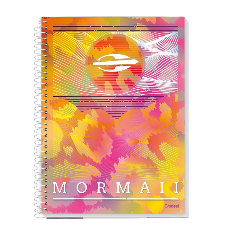 Caderno Universitário 10m 160fls Mormaii Feminino (Summer) CREDEAL
