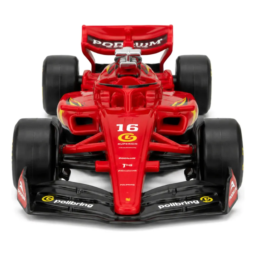 Carrinho em Metal Podium Vermelho POLIBRINQ