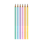 Lápis de Escrever Triangular com Grip 2001 EcoLápis (Lilás) Pastel FABER CASTELL