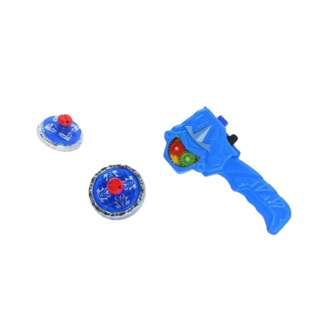 Pião de Batalha Kit com 2 Piões e Lançador Thunder Battle BRINKZANIA