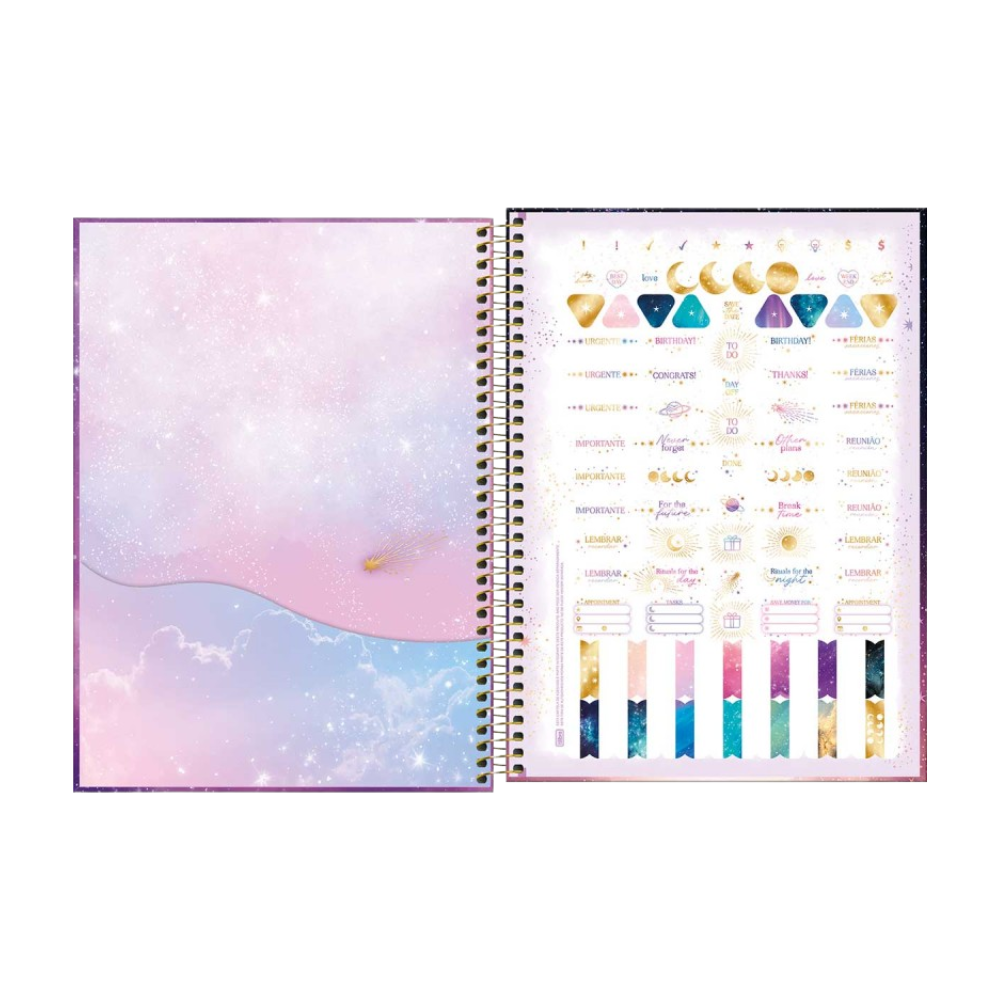 Caderno Universitário 1m 80fls Magic (Find Me in the Stars (Night)) TILIBRA