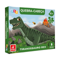 Quebra Cabeça Dinossauro Tiranossauro Rex 24 Peças BRINCADEIRA DE CRIANÇA