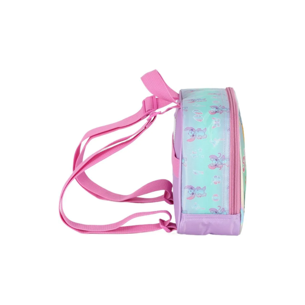 Lancheira Disney Stitch e Angel Roxo LUXCEL