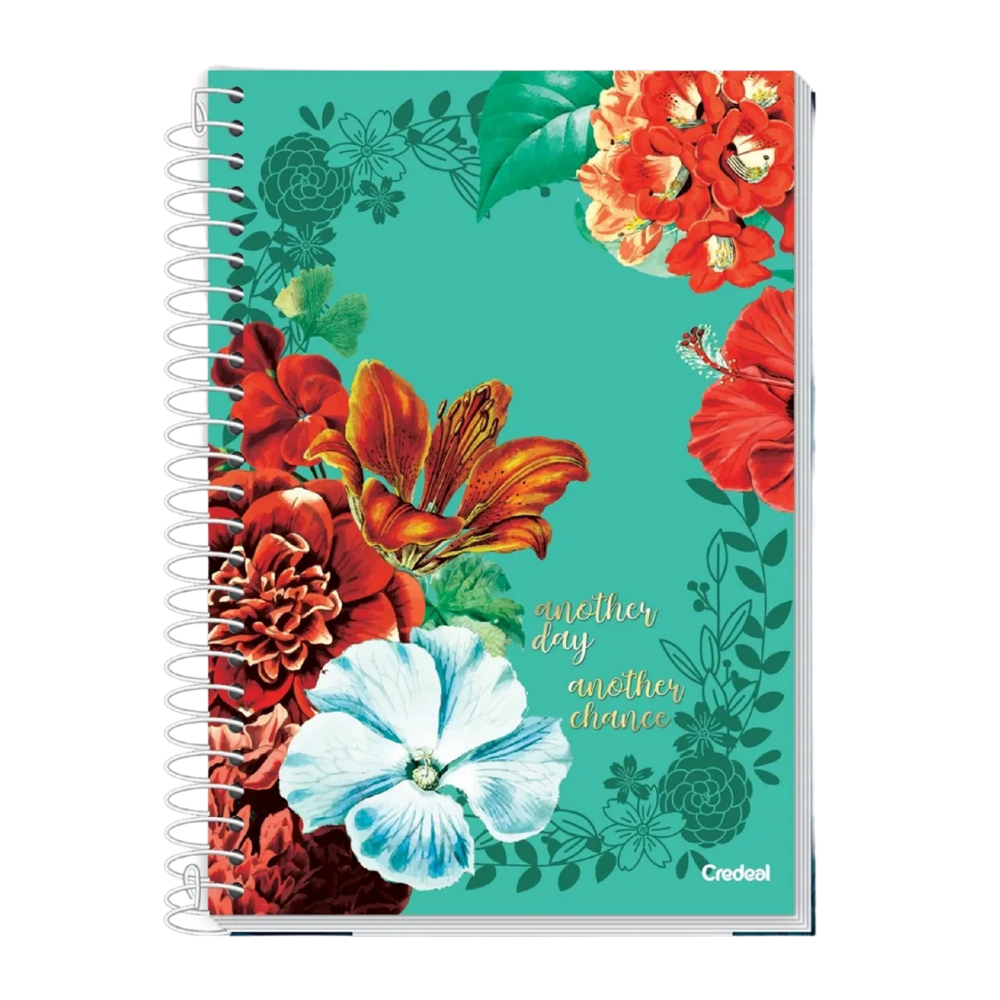 Caderno Universitário 1m 80fls Pétalas (Another Day) CREDEAL