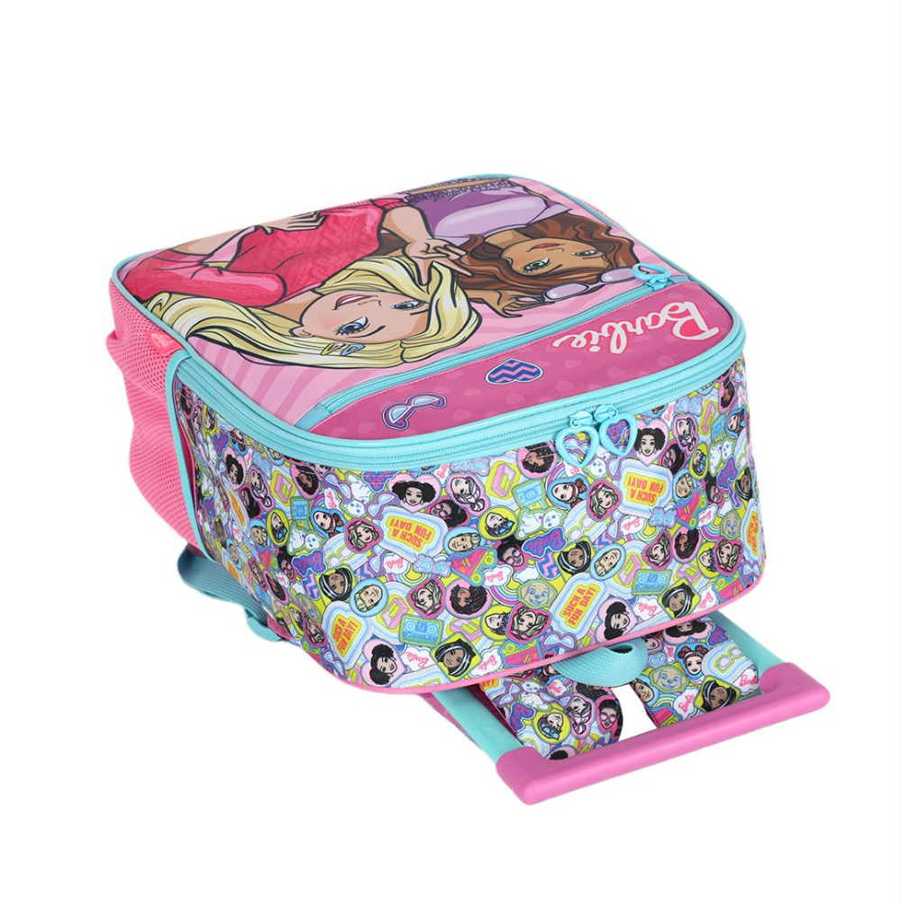 Mochila com Rodas Barbie Rosa LUXCEL