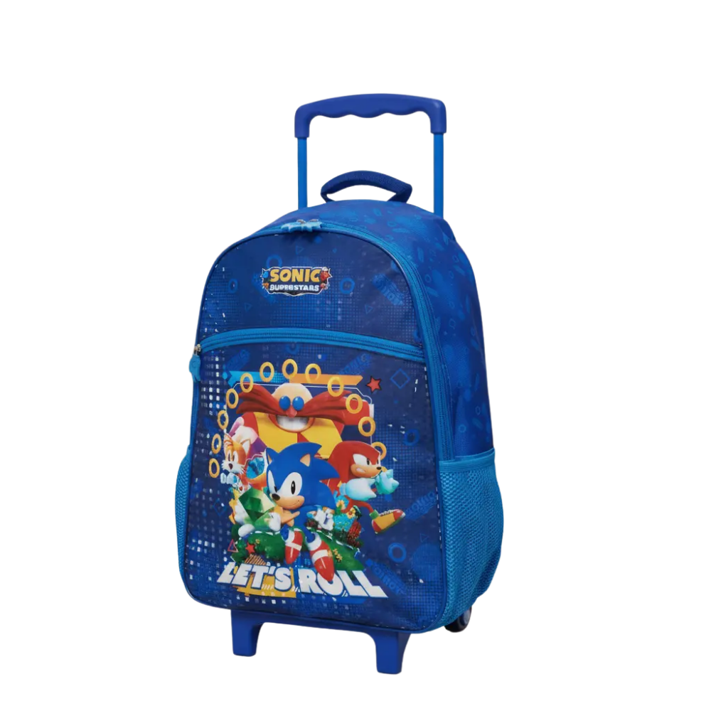 Mochila com Carrinho Sonic Super Star PACIFIC