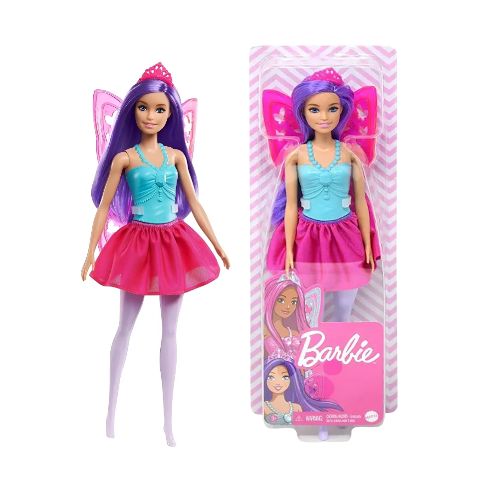 Boneca Barbie Fadas Mágicas Dreamtopia Asa Rosa MATTEL