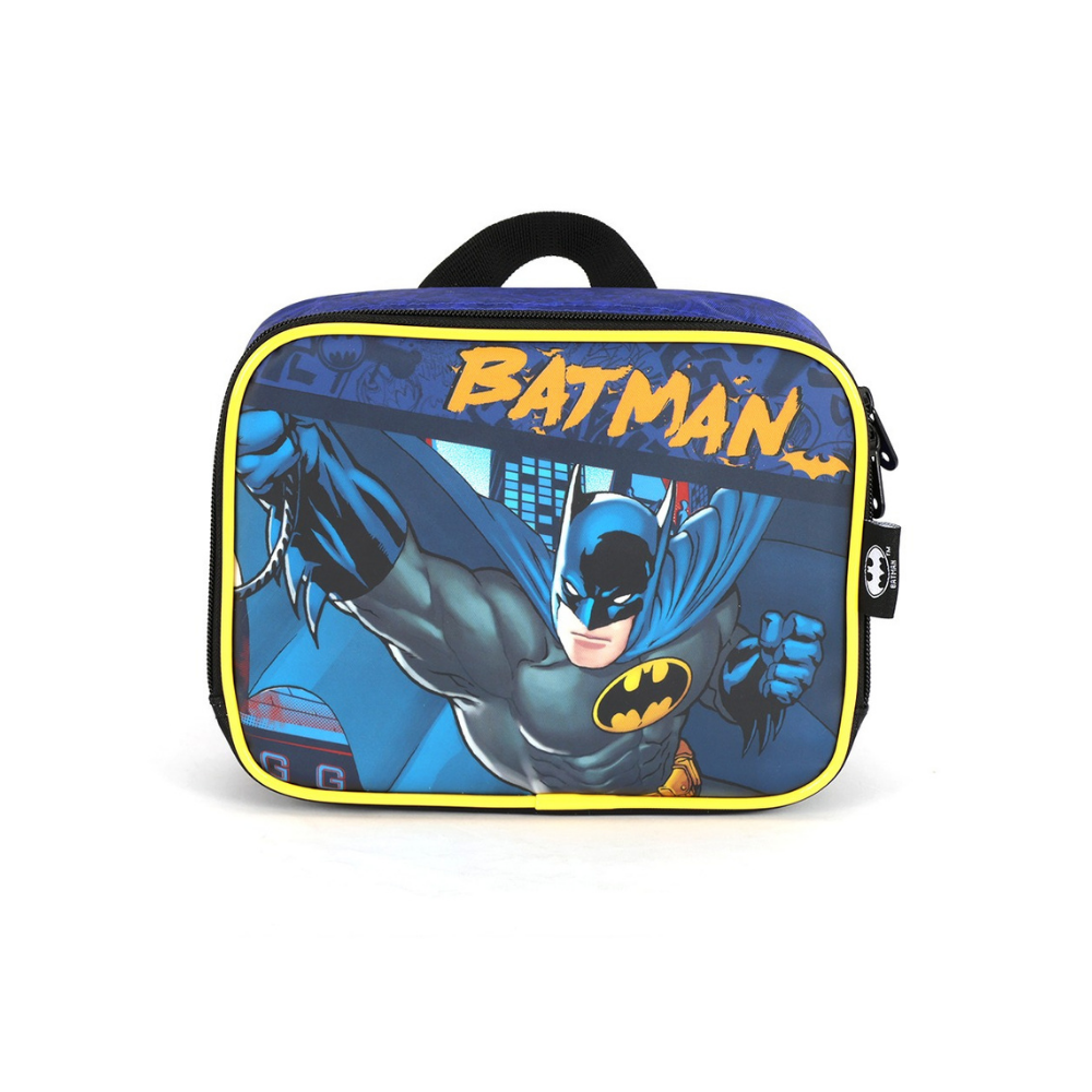 Lancheira Infantil DC Batman Azul LUXCEL