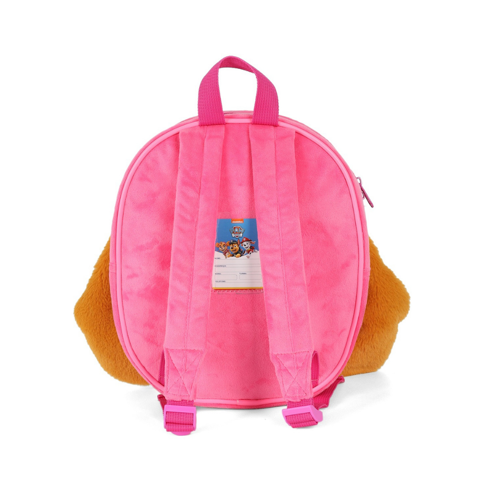 Mochila de Costas Infantil Patrulha Canina Skye Pink LUXCEL