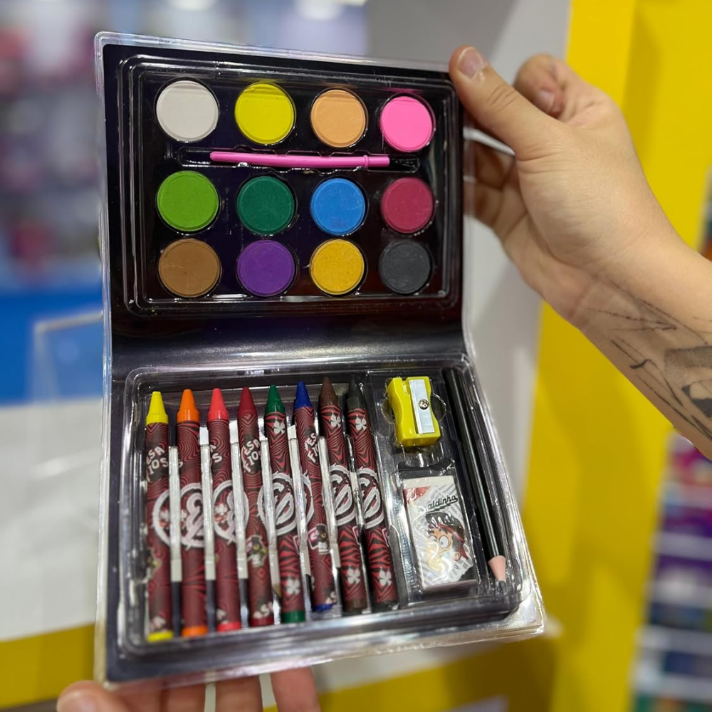 Kit de Pintura 24 Peças Maleta Enaldinho MAGIC