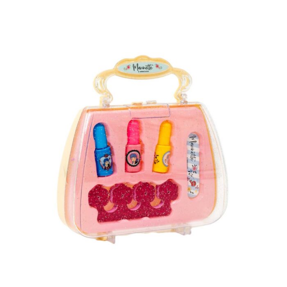 Maleta Kit Salão de Unhas da Marinete Ladybug POLIBRINQ