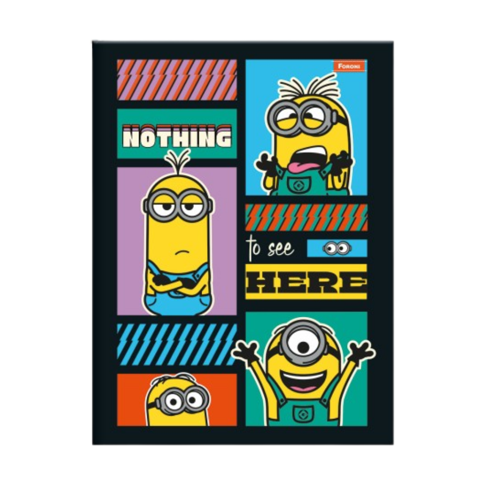 Caderno Brochurão Minions 80f (Nothing To See) FORONI
