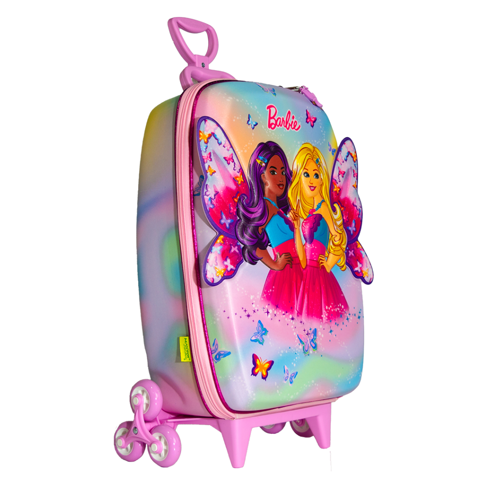 Mala Infantil Barbie Borboleta MAXTOY DIPLOMATA