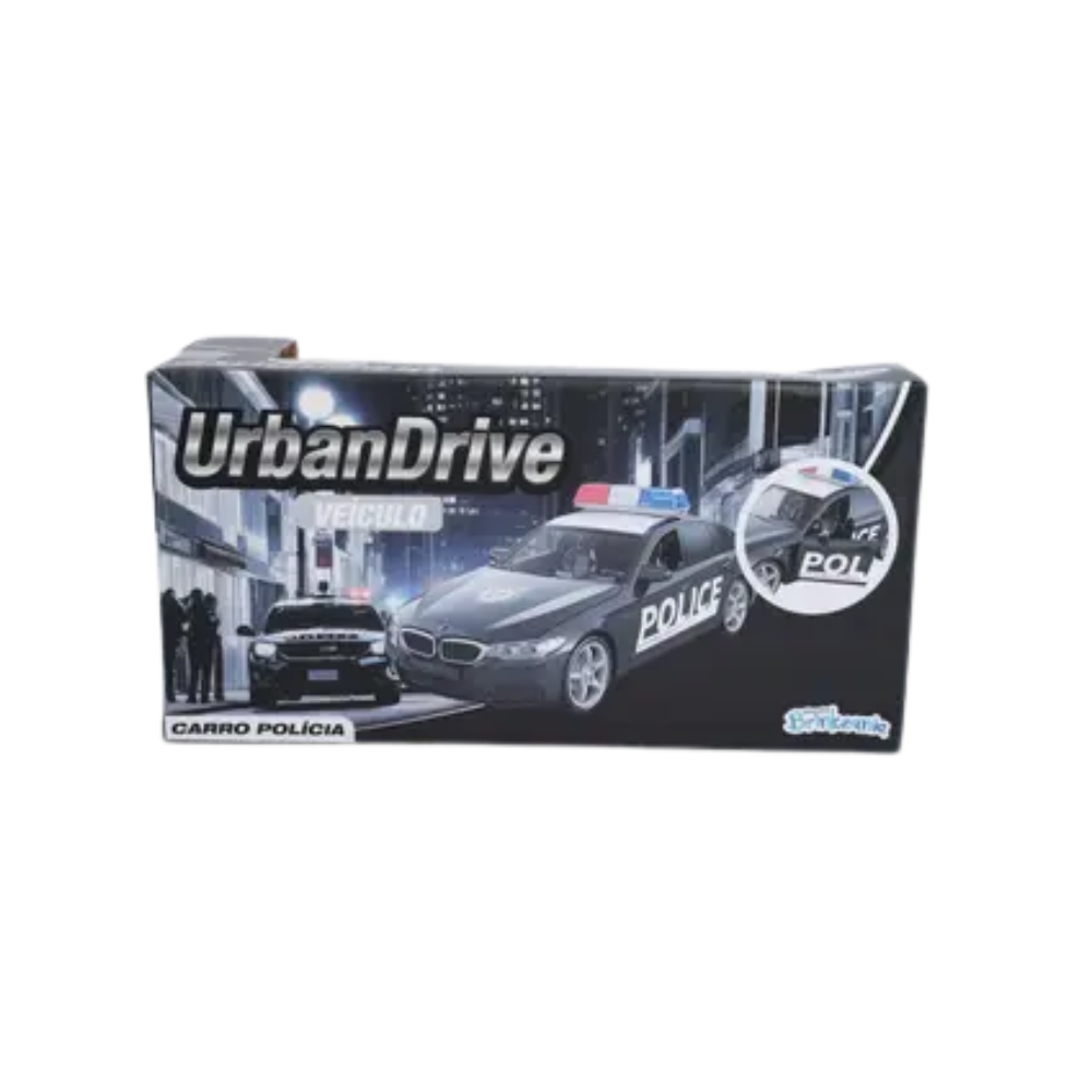 Carro de Polícia com Luzes e Sons Urban Drive BRINKZANIA