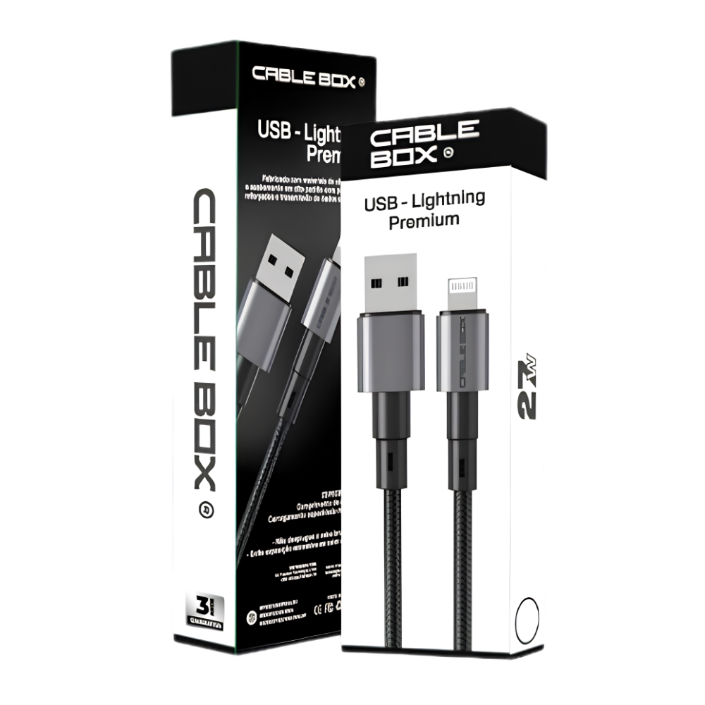 Cabo USB Lightning Premium CABLE BOX
