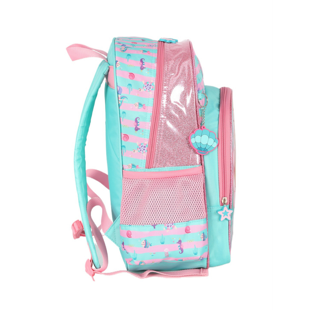 Mochila de Costas Infantil Sereia Verde UP4YOU LUXCEL