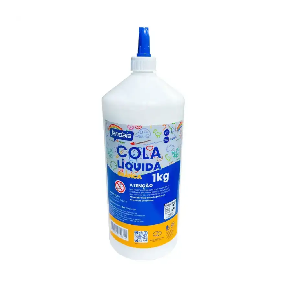 Cola Branca Líquida 1kg JANDAIA