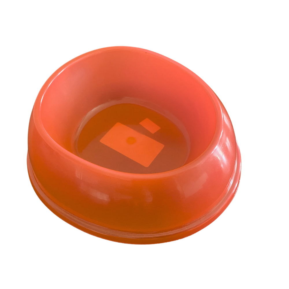Comedouro Pequeno Slim 500ml (Laranja) POLYMER