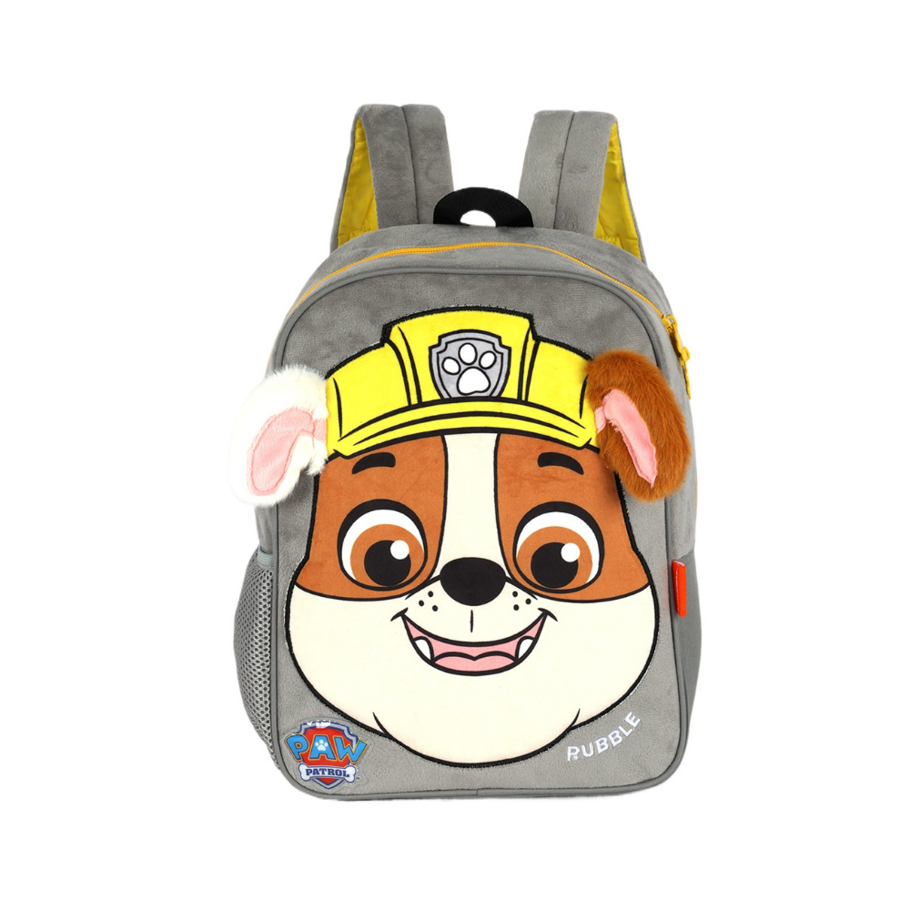Mochila de Costas Infantil Patrulha Canina Rubble Amarelo LUXCEL