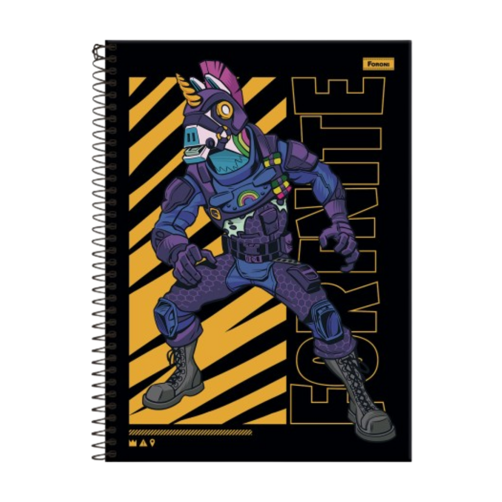 Caderno Universitário 1m 80fls Fortnite (Destruidor) FORONI