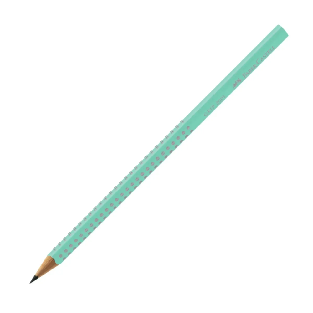 Lápis de Escrever Triangular com Grip 2001 EcoLápis (Verde) Pastel FABER CASTELL