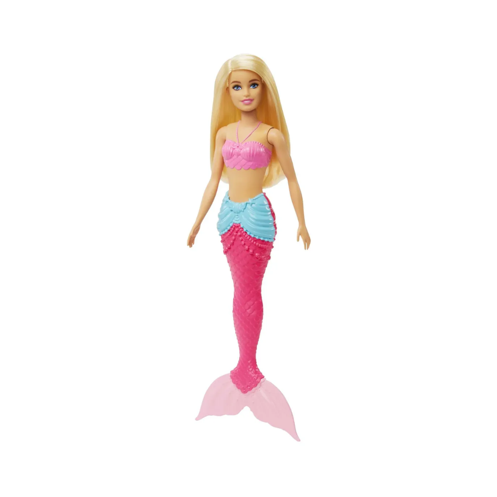 Boneca Barbie Sereia Básica Fantasy Cauda Rosa MATTEL