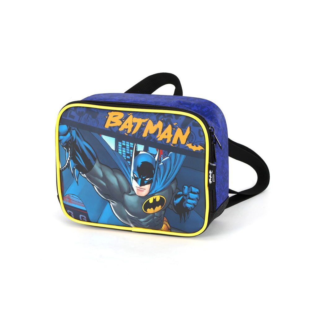 Lancheira Infantil DC Batman Azul LUXCEL