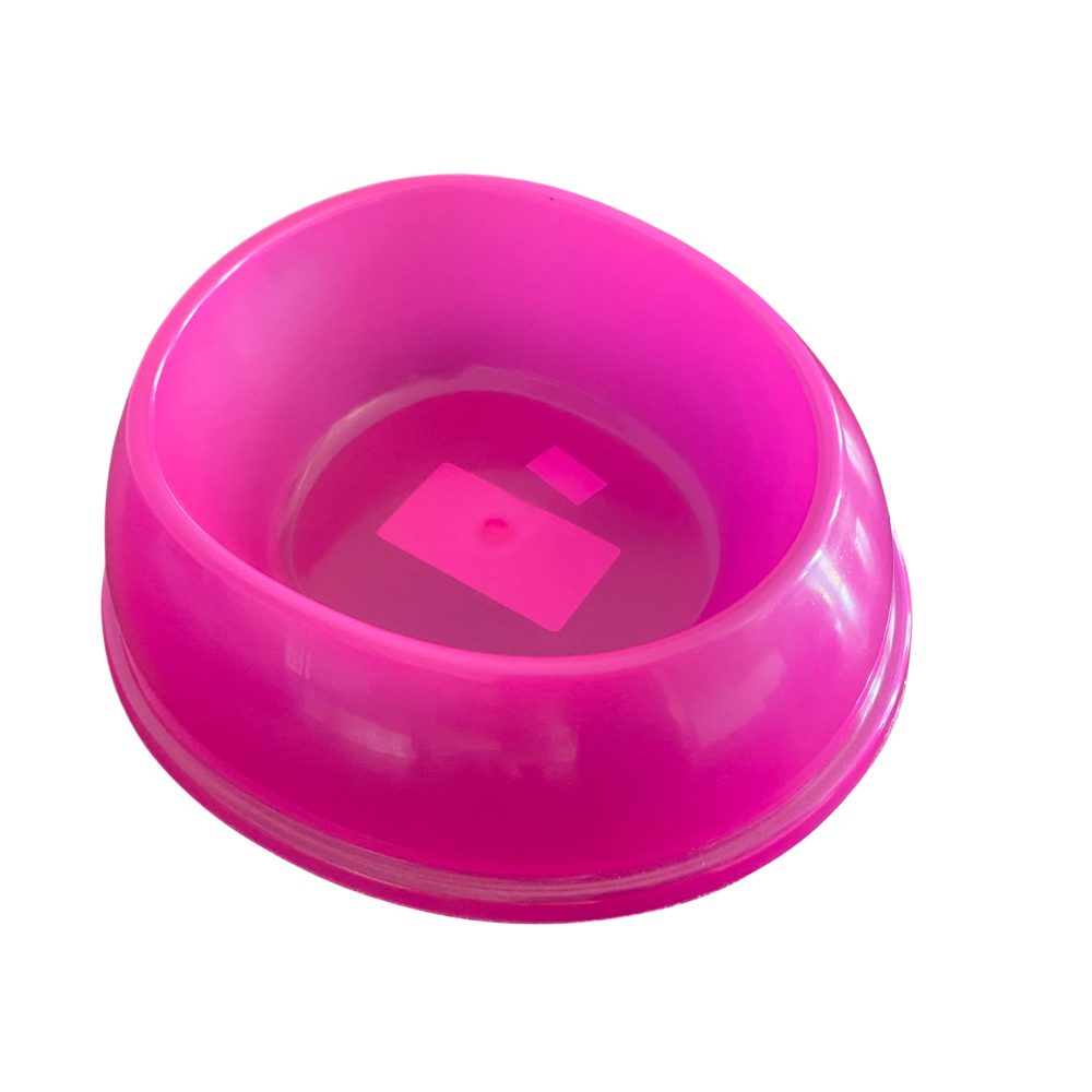 Comedouro Pequeno Slim 500ml (Rosa) POLYMER