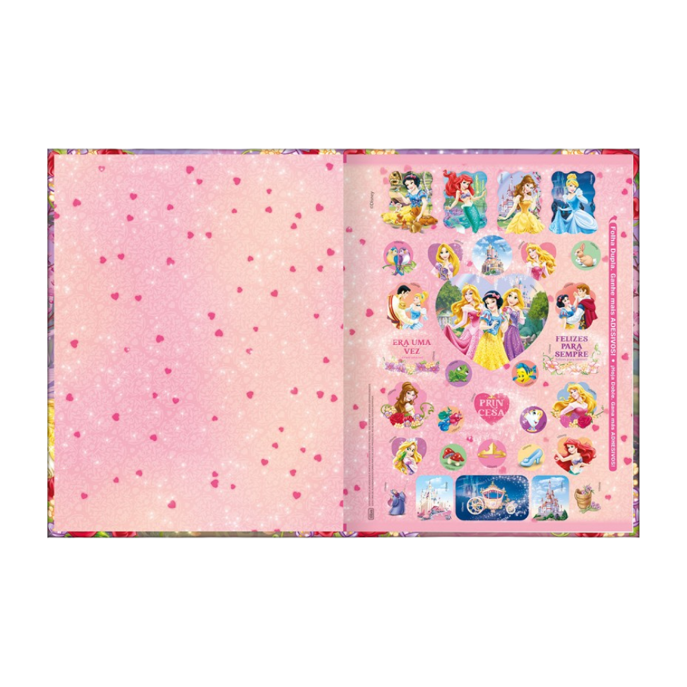 Caderno Brochurão Disney Princesas 80f (Aurora e Cinderela) TILIBRA