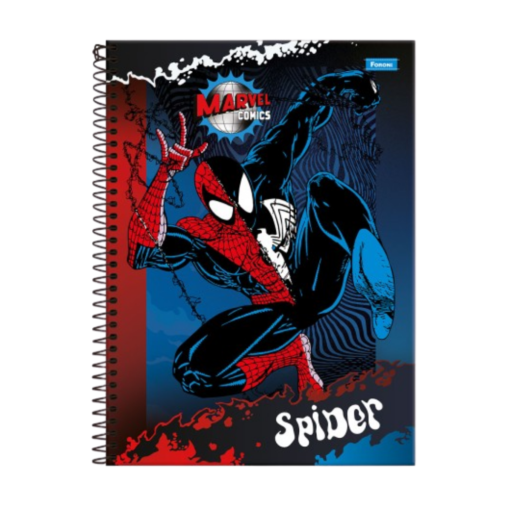 Caderno Universitário 1m 80fls Marvel Comics (Spider-Man) FORONI